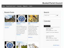 Tablet Screenshot of buxtedvillage.org.uk